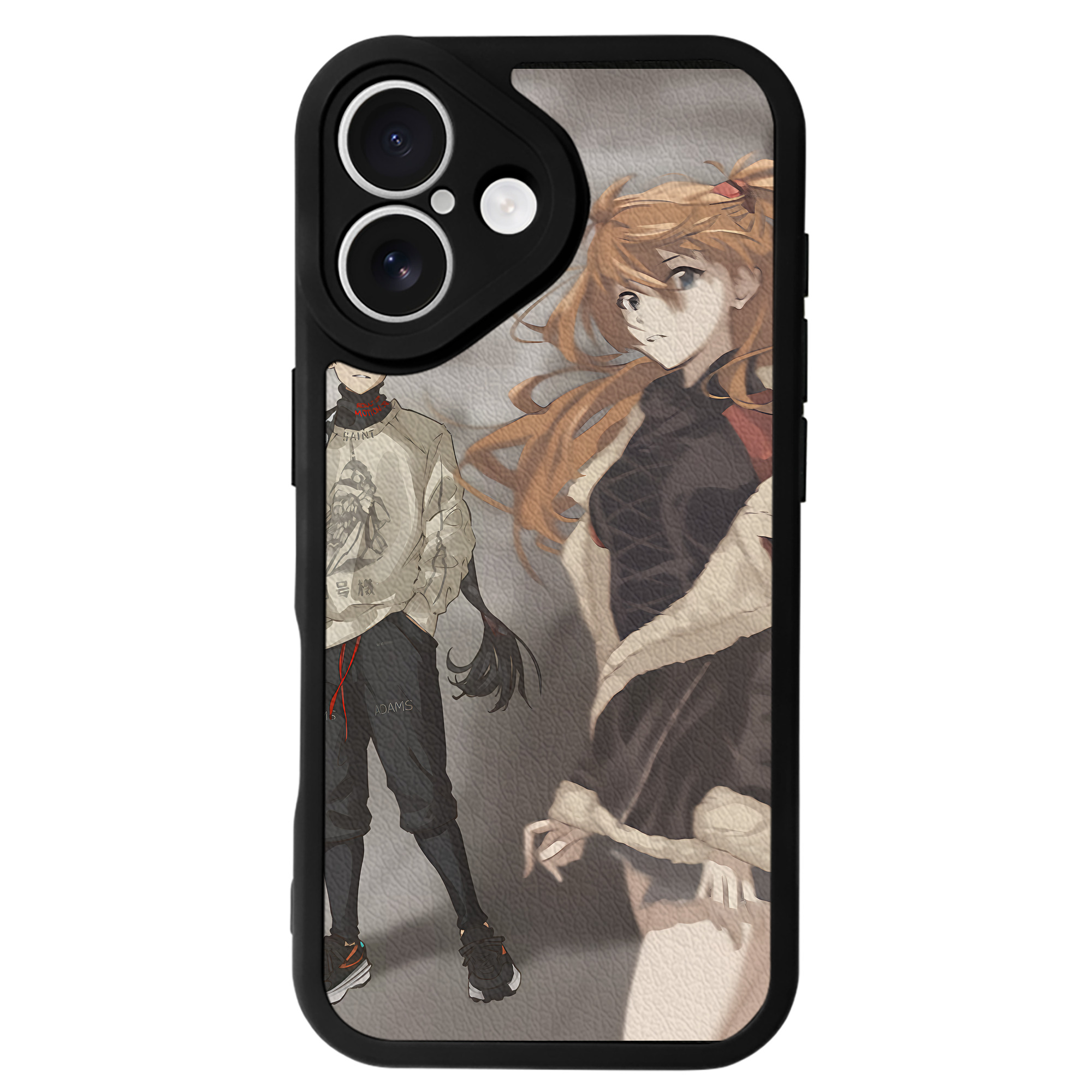 （画像用） EVA 新世紀エヴァンゲリオン 【iPhone 16シリーズ対応】シリコンスマホケース（レザー調） 材質：シリコン